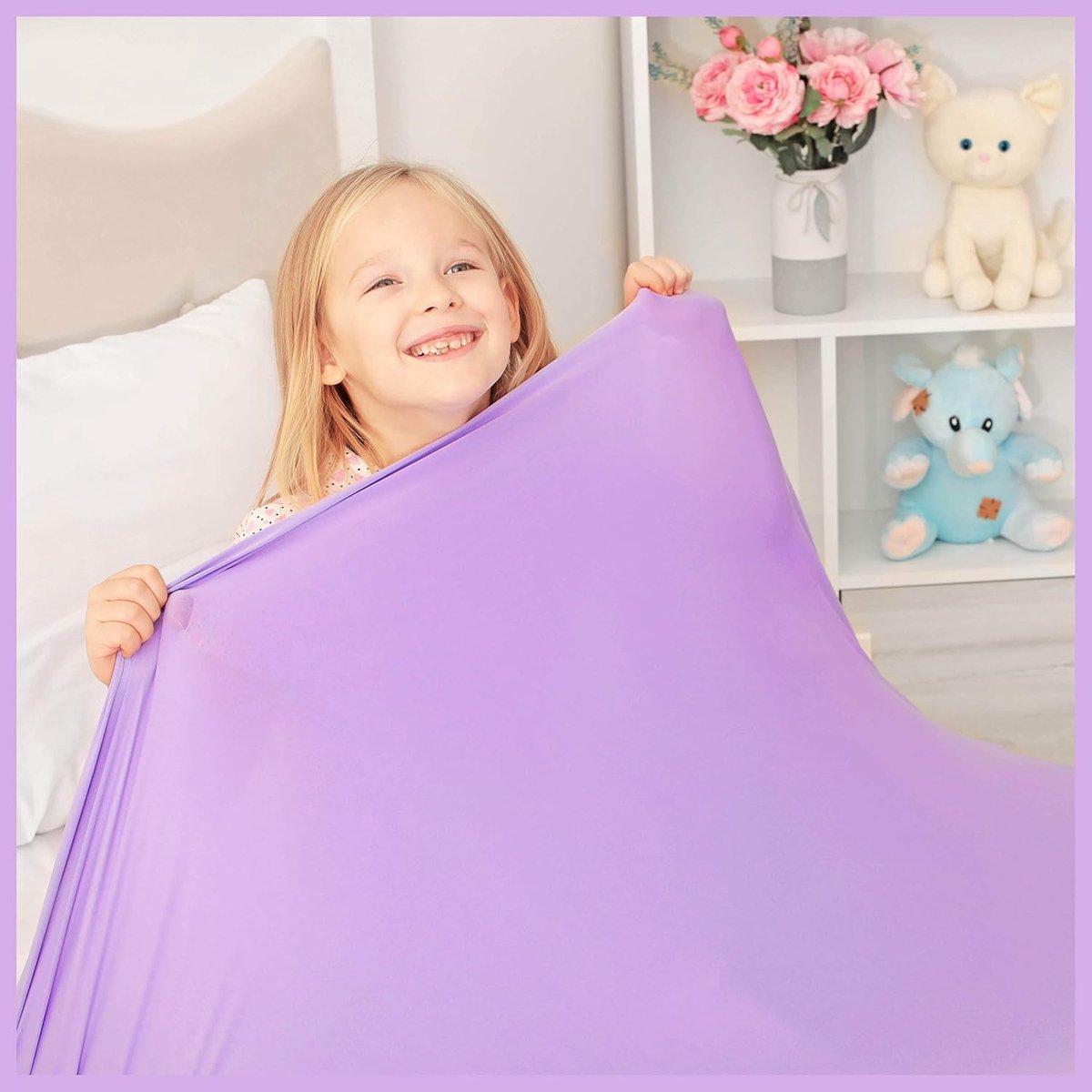 SnelShoppen - Sleeping Tunnel 90x200 - Compressiedeken voor Kinderen en Volwassenen - Alternatief voor Gewichtsdeken - Kalmerend en Veilig - Helpt bij