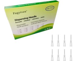 SnelShoppen - Blunt Tip Dosing Needles 16g 1.2 cm - 100 Stuks Rvs Dosingnaalden voor Lijm, Inkt, Industrieel Vullen, Lab Benodigdheden
