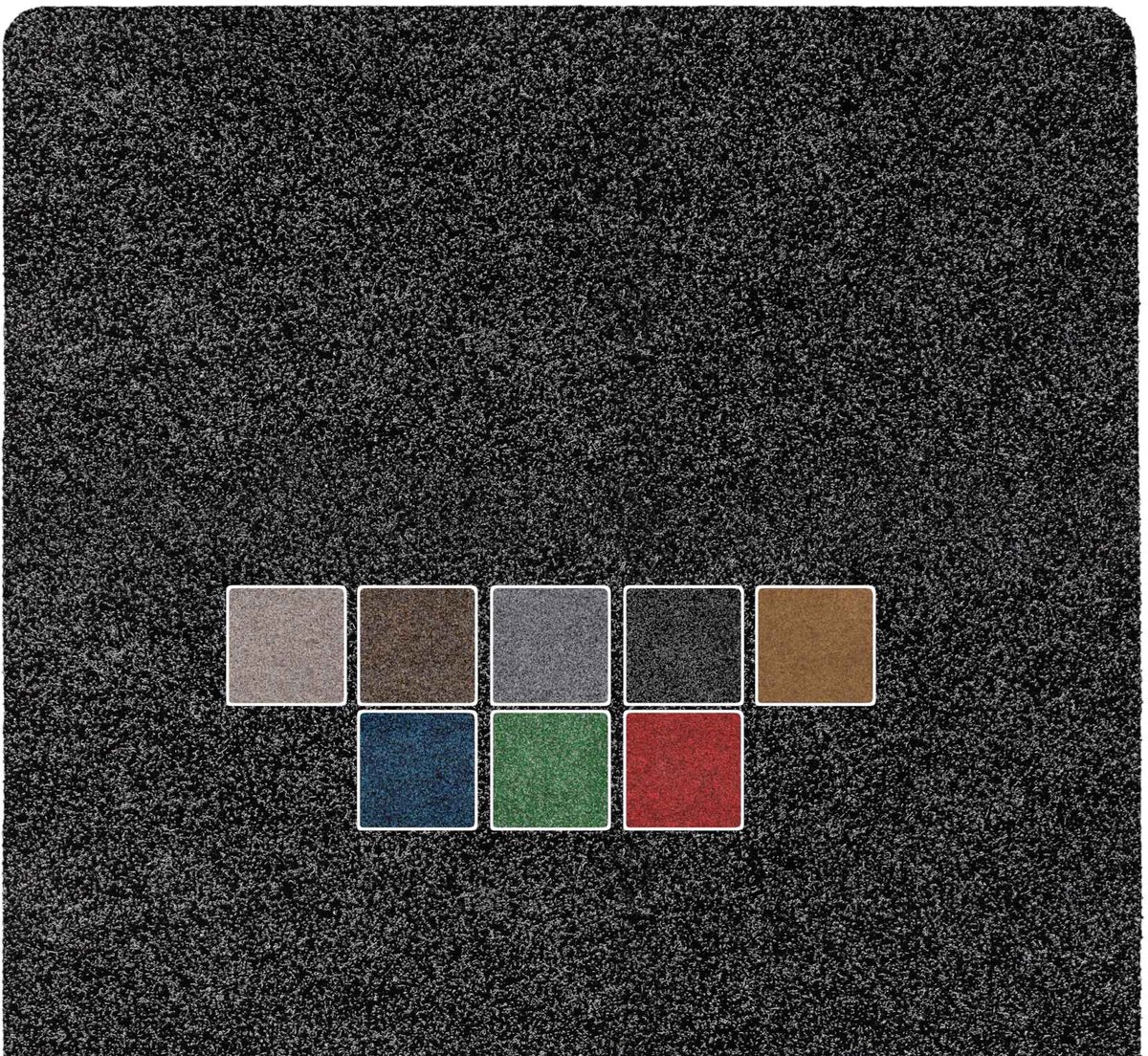ANRO Deurmat Zwart 120x80cm – Schoonloopmat Antislip Wasbaar Voordeur Hal Binnen & Buiten Op Maat