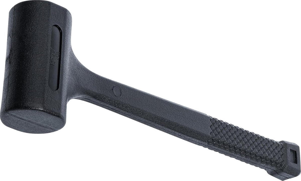 SnelShoppen - Dent Hammer Ø 50 mm - 850 g - Non-Recoil - Rubber Coating - Voor Lichaamswerk en Bandenservice - Betrouwbare Grip - Vierkante Stalen PVC