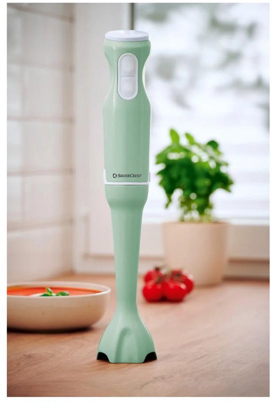 SILVERCREST® Staafmixer - Groen - Vermogen: 350 W - Turboknop van SilverCrest — afbeelding 4