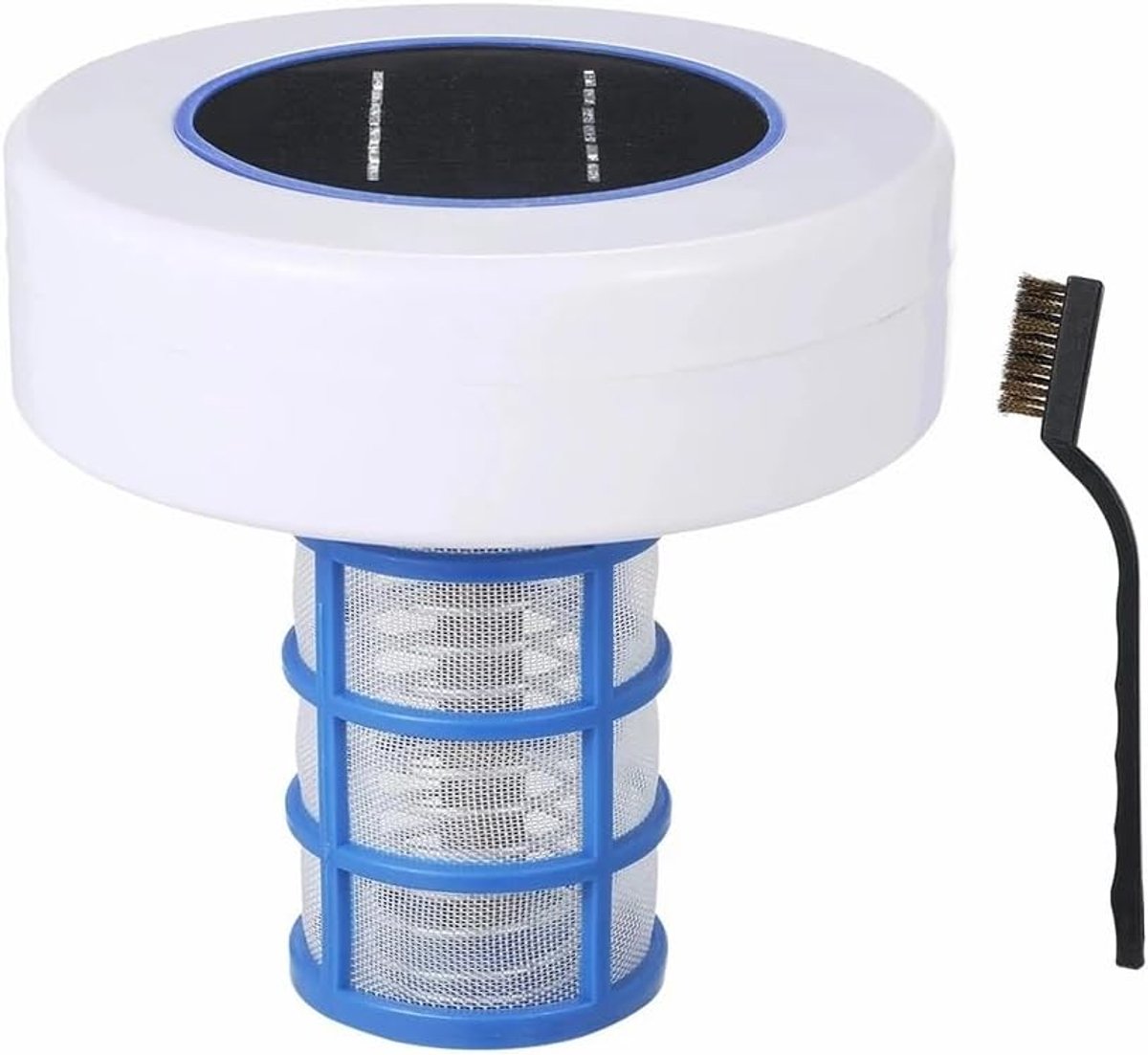 SnelShoppen - Duokon Solar Pole Ionizer - Zonne-energie Zwembad Ionisator, Milieuvriendelijke Pool Cleaner, ABS+Stalen Draad voor Tuin, Spa, Vijver en
