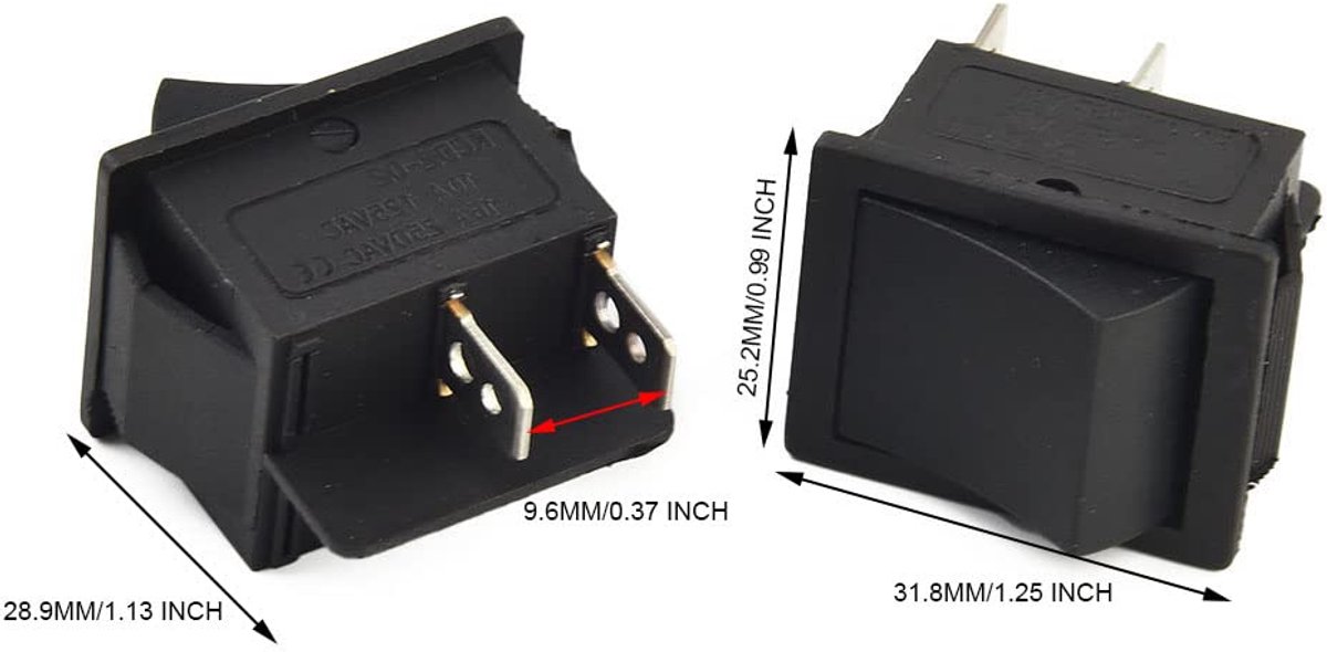 SnelShoppen - 10-delige Rocker Voet Schakelaar voor Kinder Elektrische Auto's, Gas Pedal Reset Controle voor Elektrische Fietsen en Scooters - Univers
