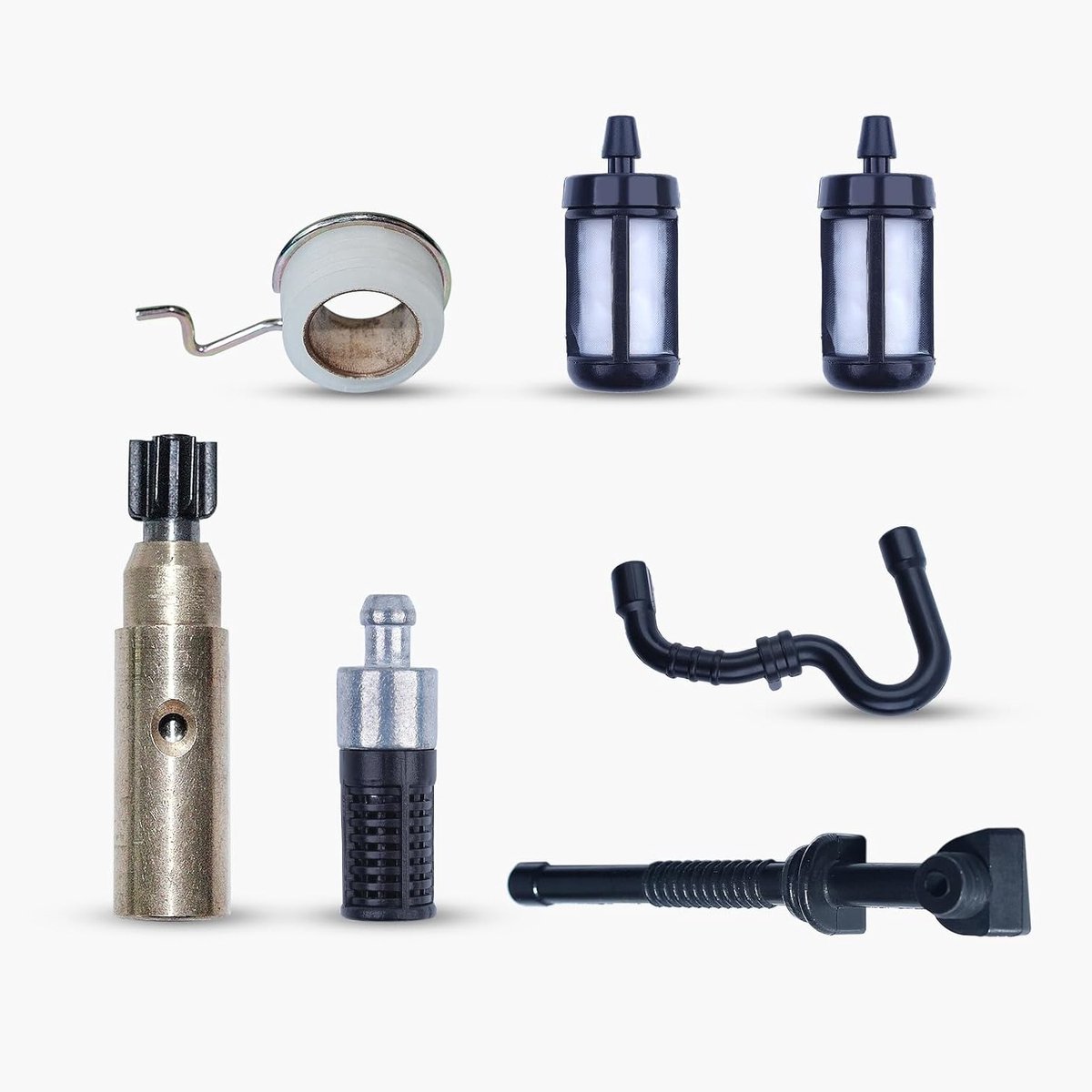 Vervangende olie pomp worm gear en brandstoflijnfilters voor Stihl 017 018 MS180 MS170 kettingzaag onderdelen en accessoires