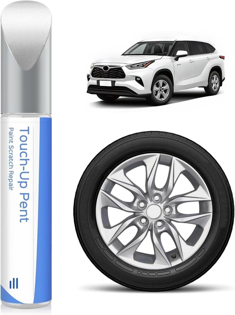 SnelShoppen - Rim reparatieset voor auto, snel en eenvoudig, perfect kleur passend, voor Toyota velgen, krassen verwijderen, DIY herstelling, 100ml, z