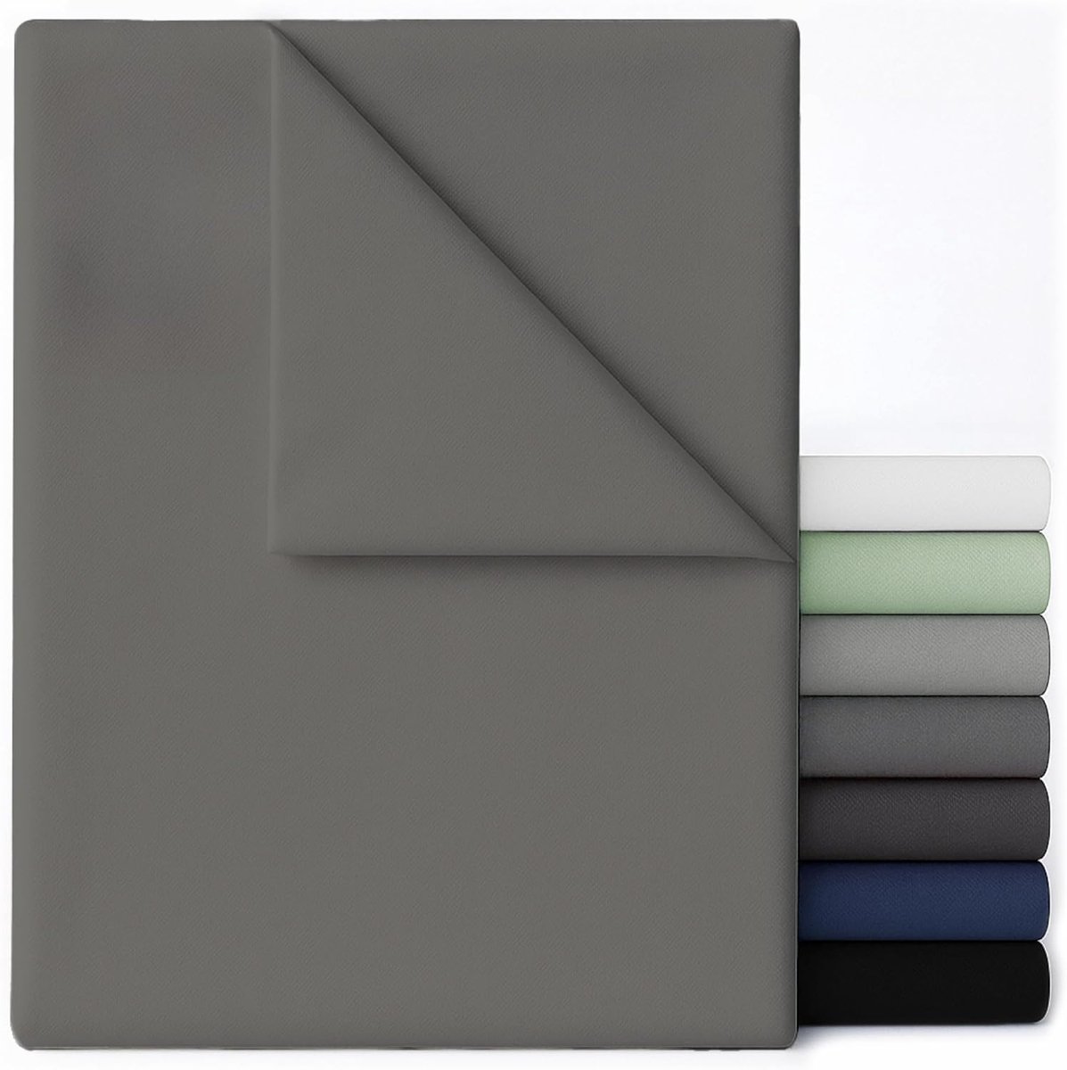 SnelShoppen - Fitted Sheet Voor 2 Personen 230x270 cm - Ultra Zachte Microvezel - Geschikt Voor 140x200/150x200 Bed - Oeko-Tex Gecertificeerd - Antrac