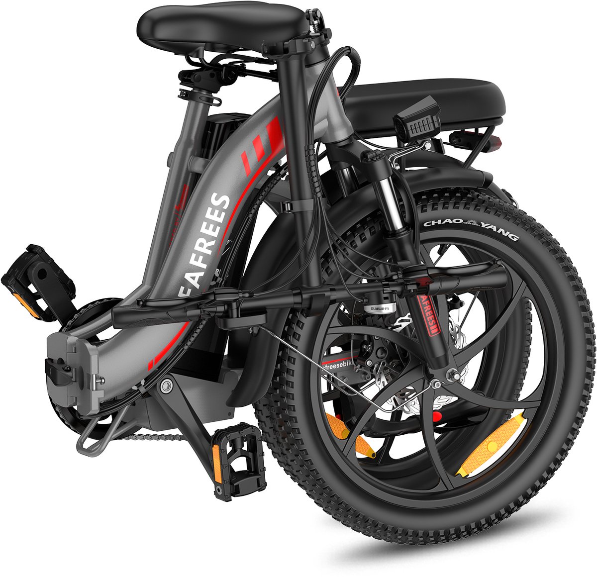Fafrees Elektrische Vouwfiets - E-Bike - 20 x 3.0 Inch Dikke Banden - 20 Inch opvouwbare City Commuter E-Bike thumbnail 3