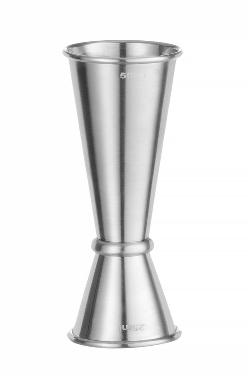 HENDI Barmaatje 20/40 ml – 0,04L – Zilver – Ø 42x(H)100mm – Rond