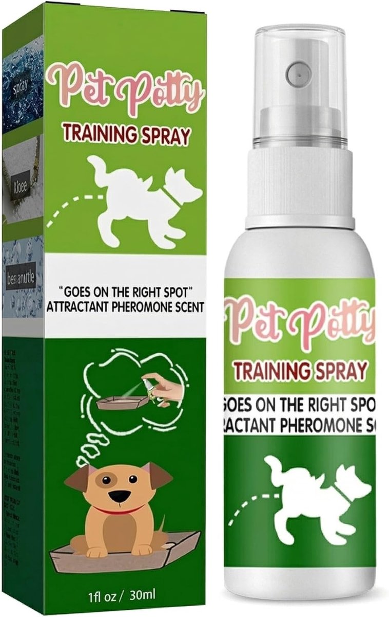 SnelShoppen - PIPI Spray Training voor Puppy en Hond, Potty Training Spray, Aantrekkelijke Urine Spray, 30 ml, Voor Effectieve Zindelijkheidstraining