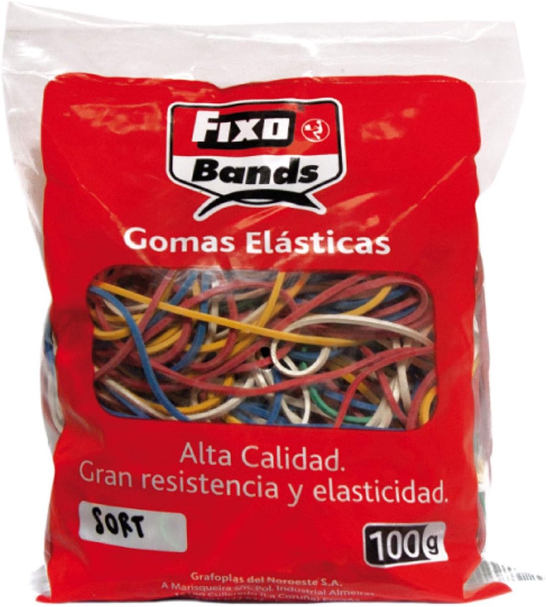 SnelShoppen - Elastic Pockets Multicoloured - Sterke en elastische opbergzakken - 1000g - Verschillende maten voor feest, camping, kinderen, tuin en k
