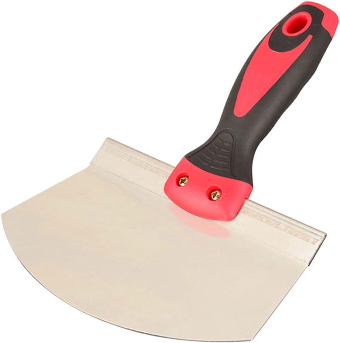 SnelShoppen - Stalen Scraper Blade Bucket Shovel voor Stucwerk, Verf en Decoratie - Curved Contoured Blade met Comfort Grip Handvat - Ideaal voor Klus