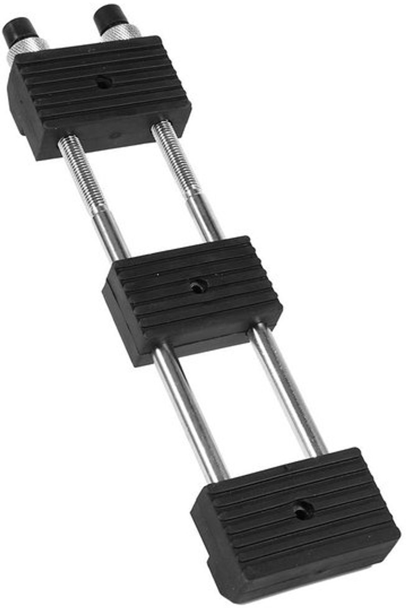 Wetsteen Houder Verstelbaar - Antislip - Chroom-Geplateerd IJzer - 29 x 7 x 3 cm - Voor Keukenmes - Scherpe Slijpgereedschap - Slijphouder