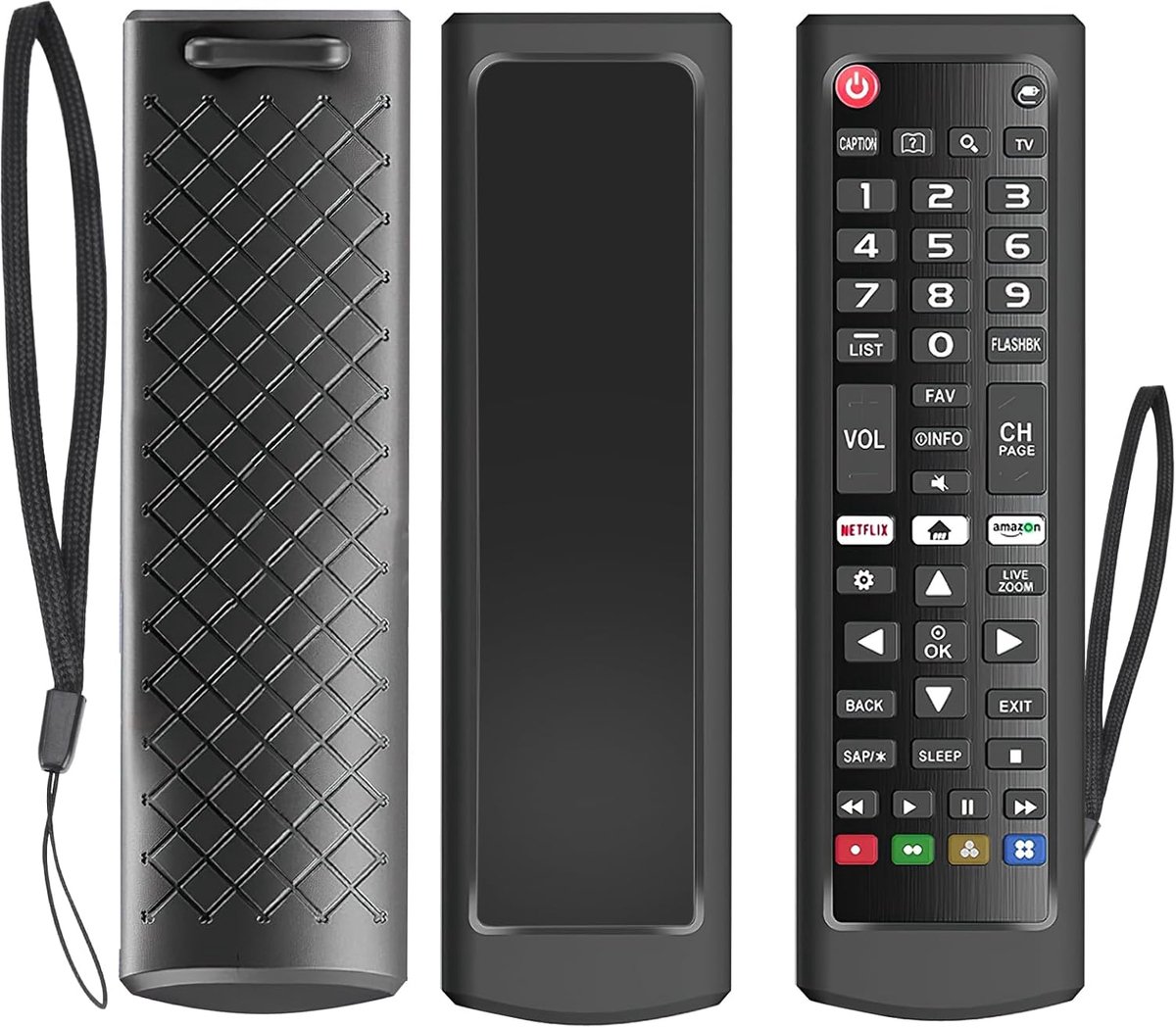 SnelShoppen - Protective Case Voor Universele Afstandsbediening - Shockproof en Antislip Silicone voor LG AKB Series - Perfecte Pasvorm en Duurzaam Be