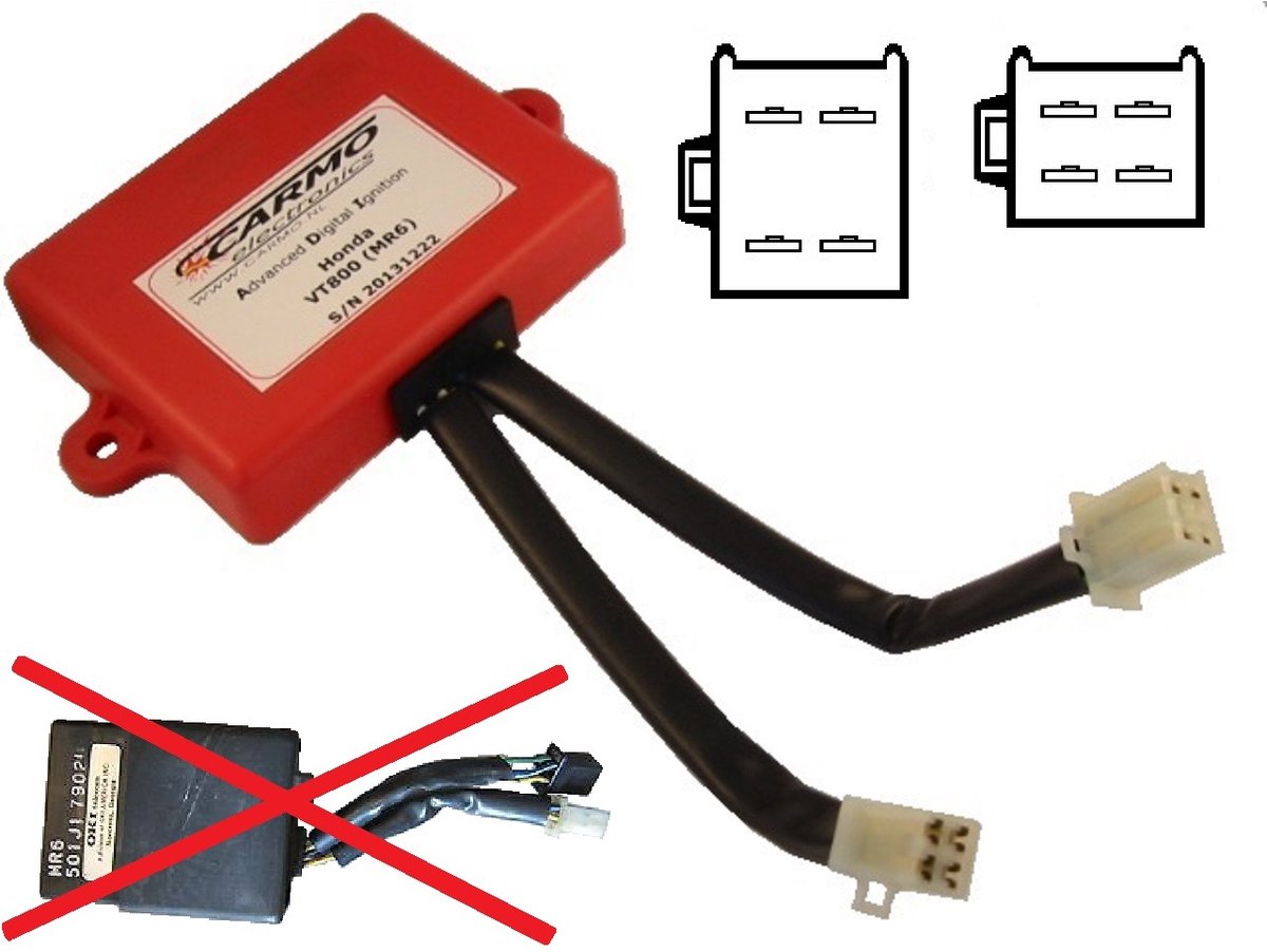 Carmo CARI-HO-VT800-MR6 Honda VT800 VT800c - ontsteking CDI ECU