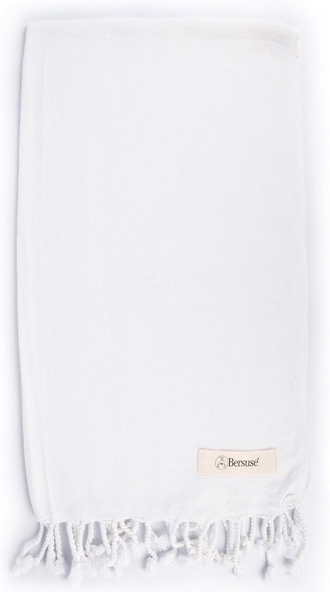 SnelShoppen - 100% Katoenen Laodicea Turkish Towel - Absorbente en Zachte Handdoek voor Hoofd, Haar, Gezicht, Baby, Keuken en Bad - OEKO-TEX 60x110 cm