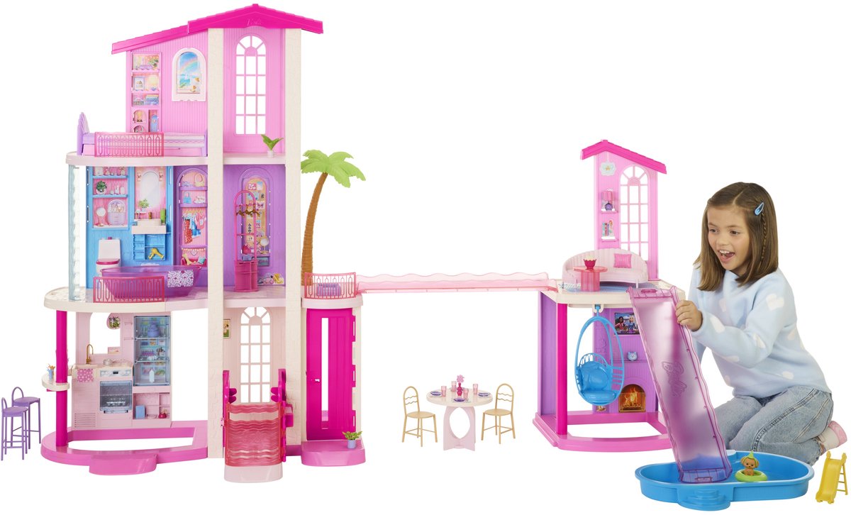 Barbie Droomhuis Poppenhuis - Meer dan 65 onderdelen - inclusief meubels — afbeelding 8