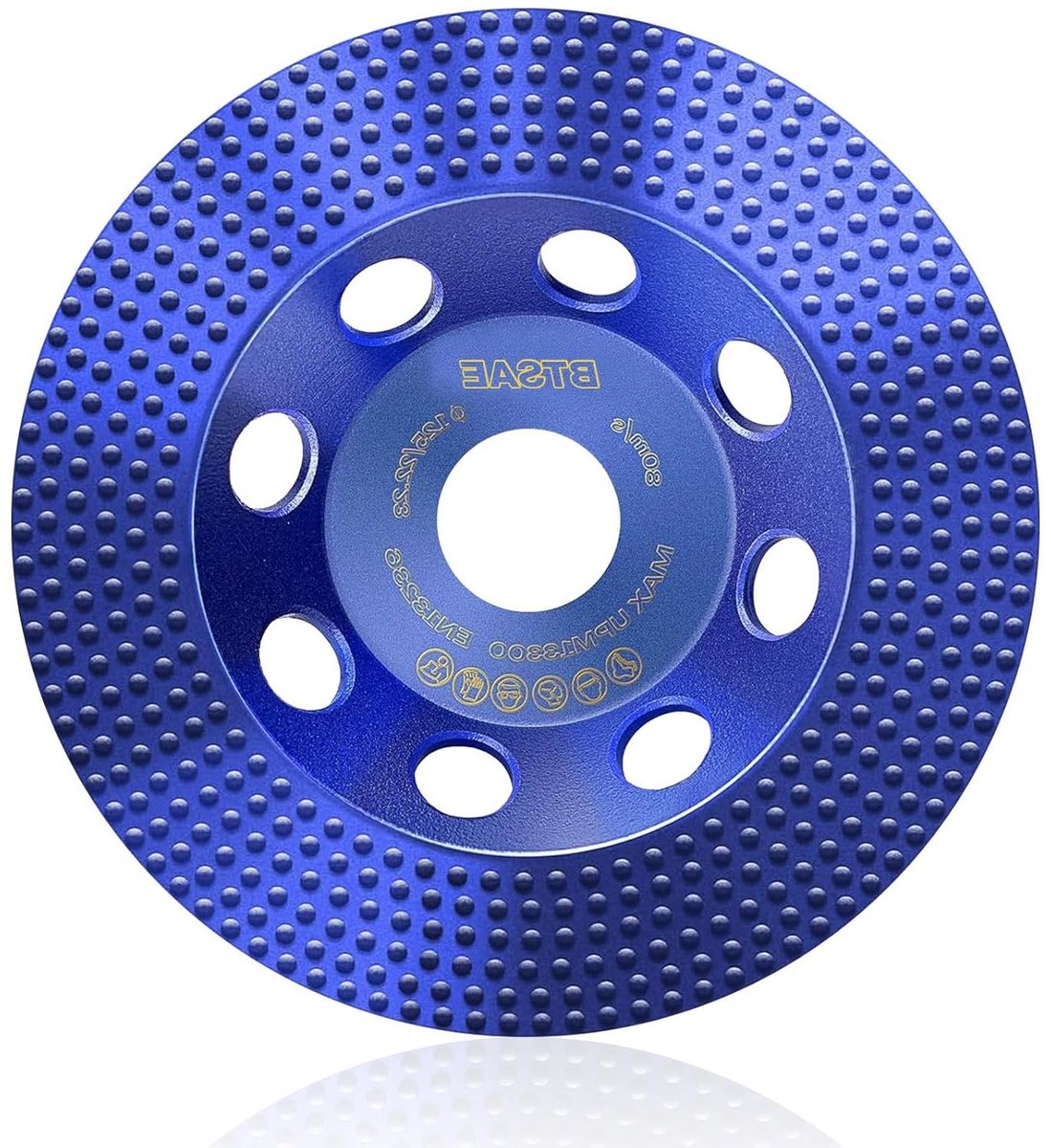 Diamantslijpschijf 125 mm x M14 voor beton, steen en tegellijm, ideaal voor verf en coatings