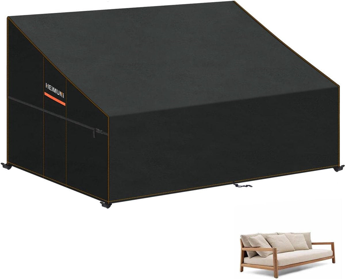 SnelShoppen - Waterdichte Pallet Sofa Cover voor Tuinmeubels - 420D Oxford Stof - Beschermhoes voor Lounge Sofa - 178x99x80/40cm - Winddicht - Ideaal