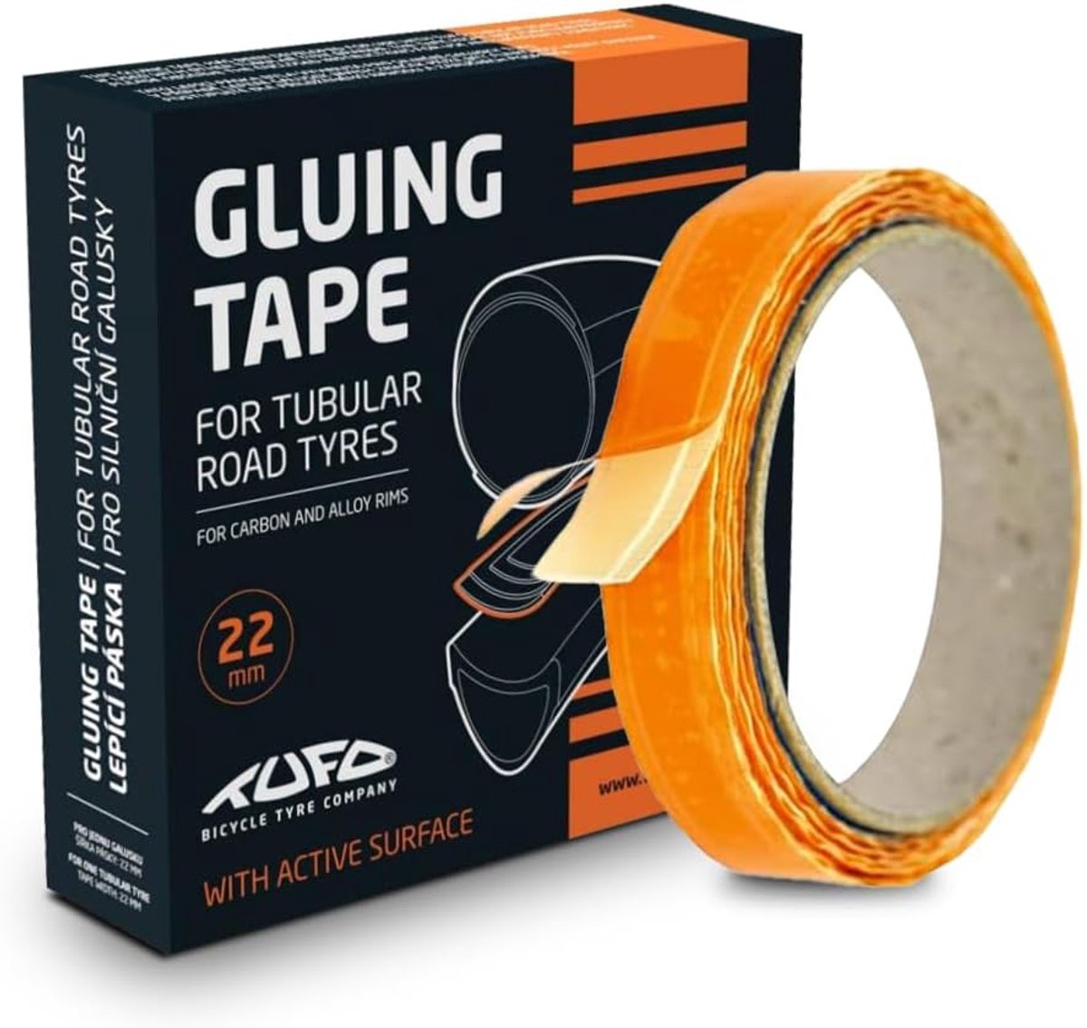 SnelShoppen - Dubbelzijdige tape 22mm voor extreme road toepassingen, sterk en duurzaam, ideaal voor fietsen, reparaties, en outdoor gebruik