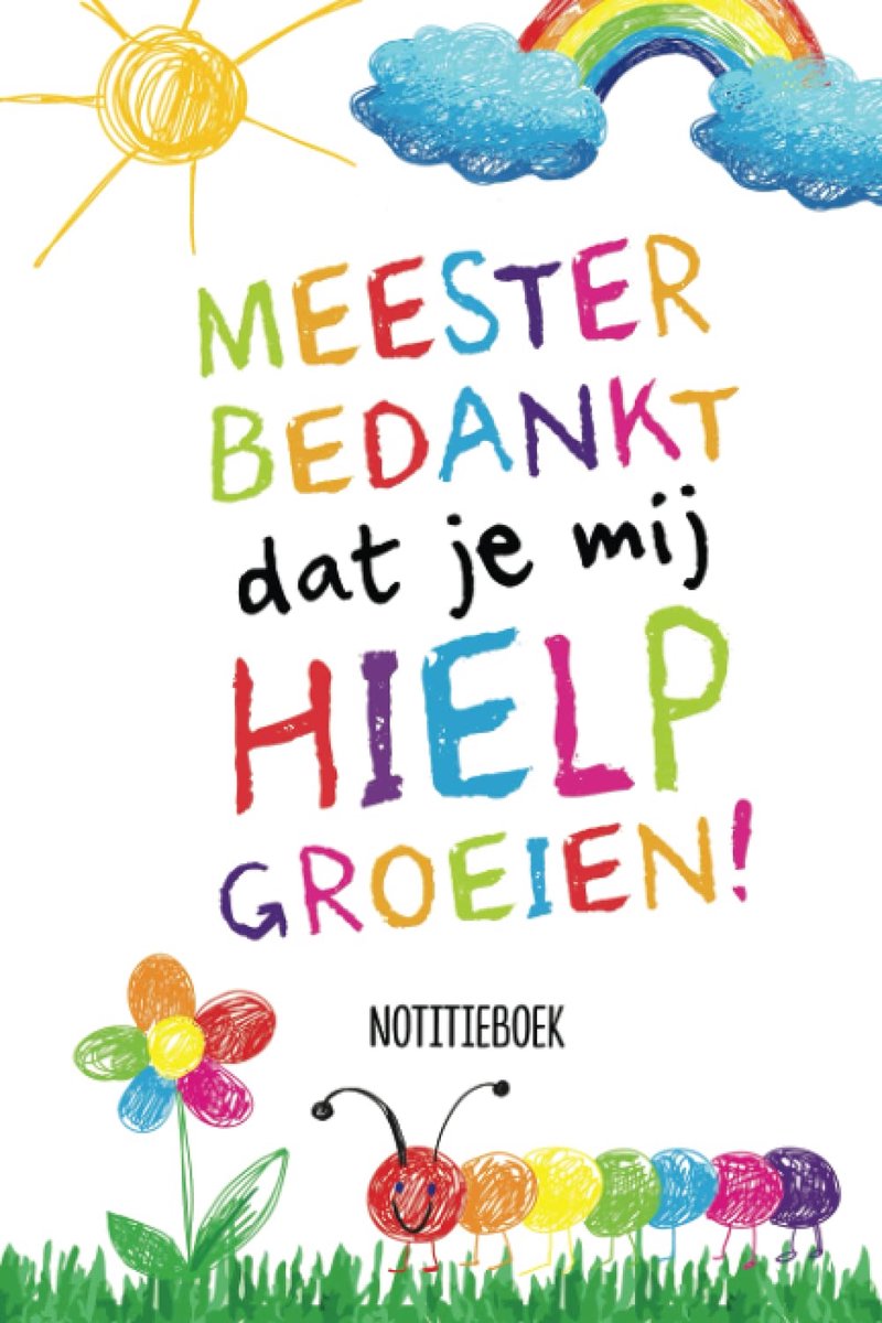 SnelShoppen - Notitieboek A5 Gelinieerd voor Juf of Meester | Afscheidscadeau voor Kleuterschool en Basisschool | Persoonlijk Cadeau voor Leraren | Gr
