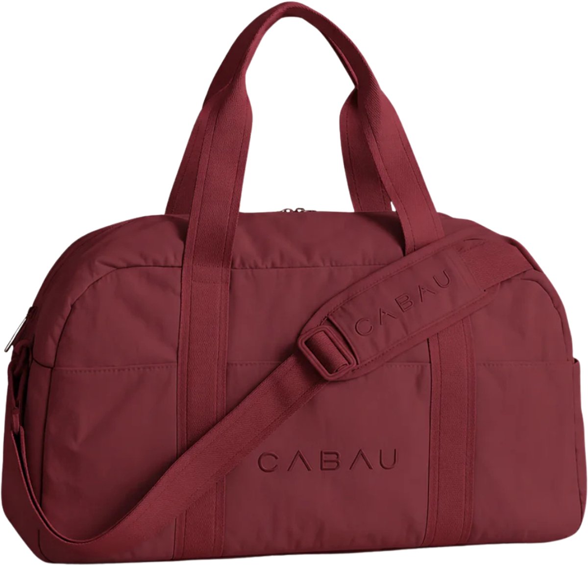 Cabau - Bloom Bag - Sporttas voor Vrouwen - Cherry - 37,5 Liter - 5 Vakken + 2 Ritsvakken - Gym & Weekendtas - 50x27x20 cm
