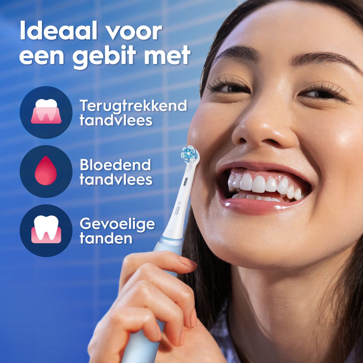 Oral-B iO 3 Elektrische Tandenborstel Blauw - afbeelding 3