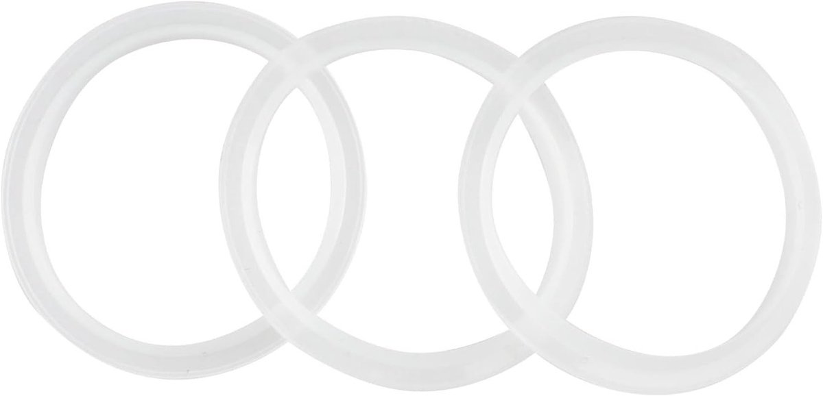 Pop-up badstopper set van 3 voor wastafel en bad, vervangende afdichtingen met een binnen diameter van 32 mm en buiten diameter van 38 mm, ideaal voor lekkagepreventie en eenvoudig te installeren.