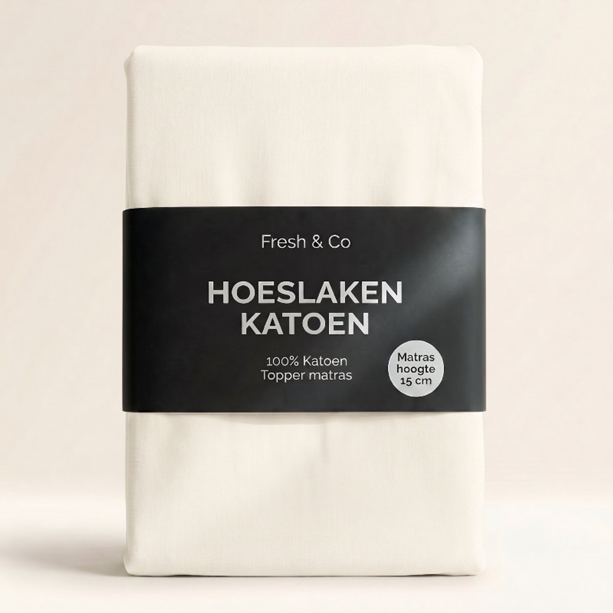 Verkoelend Topper Hoeslaken - Katoen - 90x200 cm - Katoen - Fresh & Co