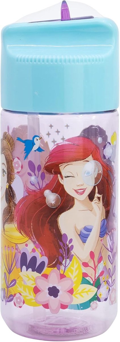 SnelShoppen - ECOZEN HIDRO Kleine Fles 430 ML BPA Vrij, Levensmiddelenveilig, Lekvrije Deksel, Voor Kinderen, Camping, Sport en Thuis, Roze Princess C