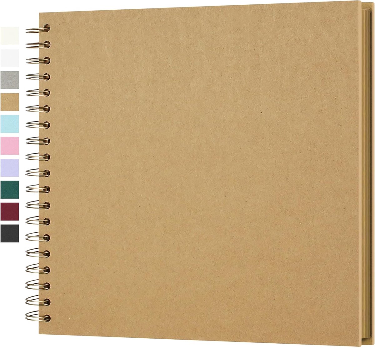 SnelShoppen - DIY Foto Album Scrapbook 10x10 Inch, 40 Pagina's, Zuurvrij, Voor Baby, Familie, Verjaardag, Valentijnsdag, Keuze uit 10 Kleuren