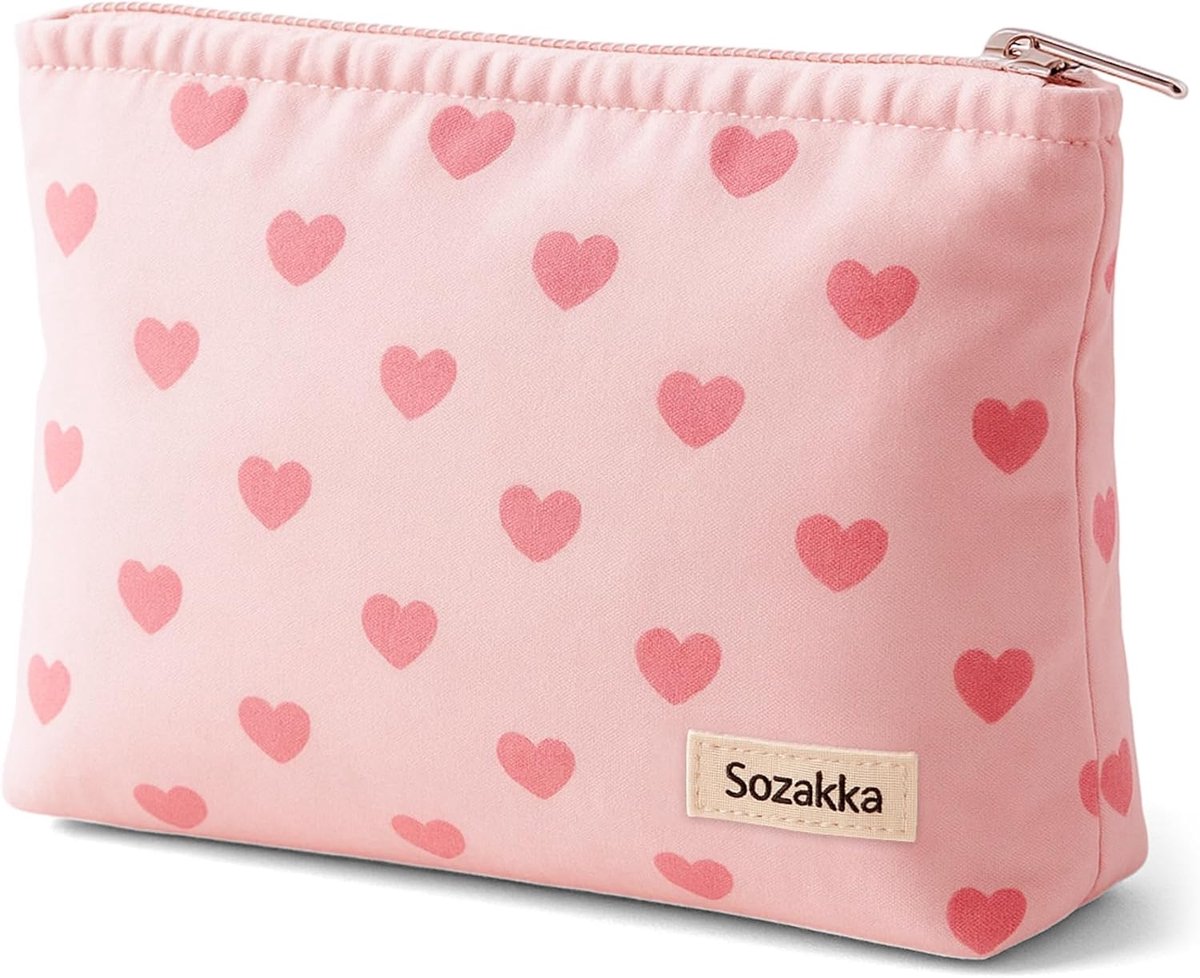 SnelShoppen - Kleine Cosmetica Tas voor Handtas, Toilettas voor Vrouwen, Mini Make-up Tas voor Dames, Compacte Cosmetica Bagage voor Reizen, Handig en