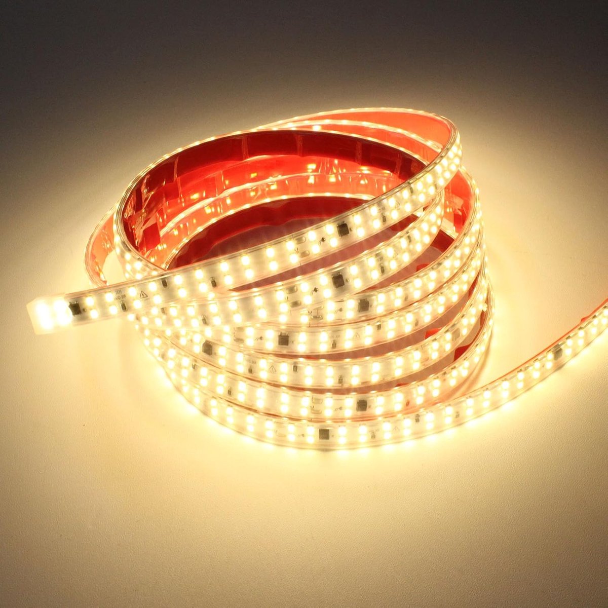 SnelShoppen - LED Strip 2835 Warm Wit 1m - COF Technologie, Eenvoudige Installatie, Geschikt voor Binnen en Buiten, Perfect voor Feest, Tuin, Keuken