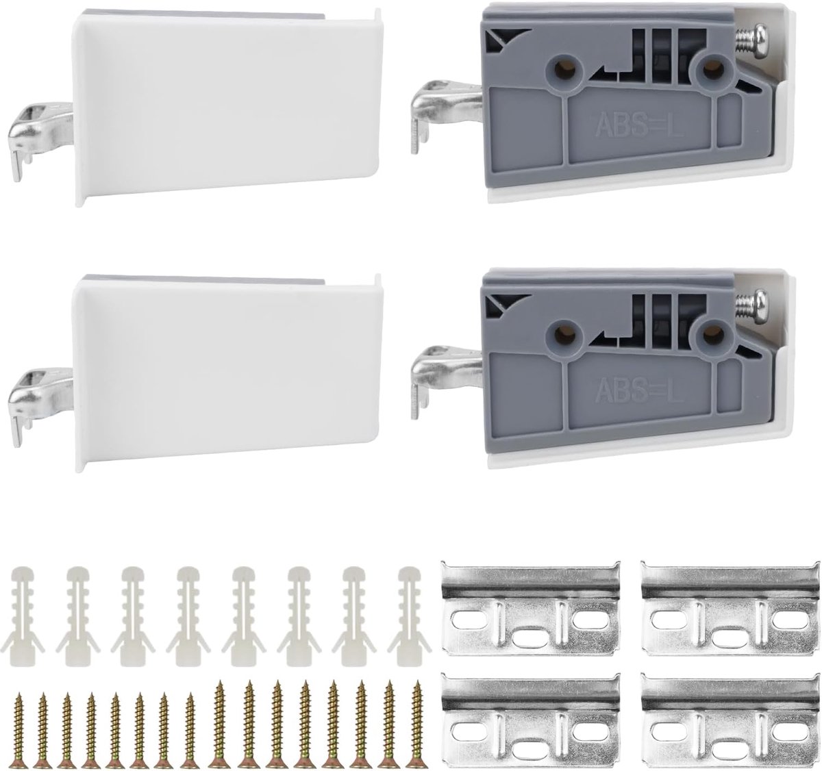SnelShoppen - Cabinet Hanger Set 150 kg - Wandbevestiging voor Keuken- en Meubelhangkasten - Inclusief 32 Stukken - Eenvoudige Installatie