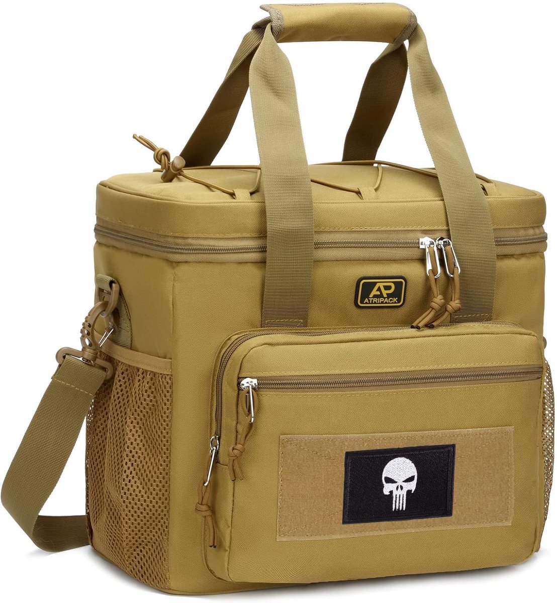 SnelShoppen - Grote Lunch Box voor Mannen en Vrouwen, Tactical Lunch Bag met MOLLE Webbing, Lekvrije en Geïsoleerde Koeltas, Ideaal voor Werk, Picnics