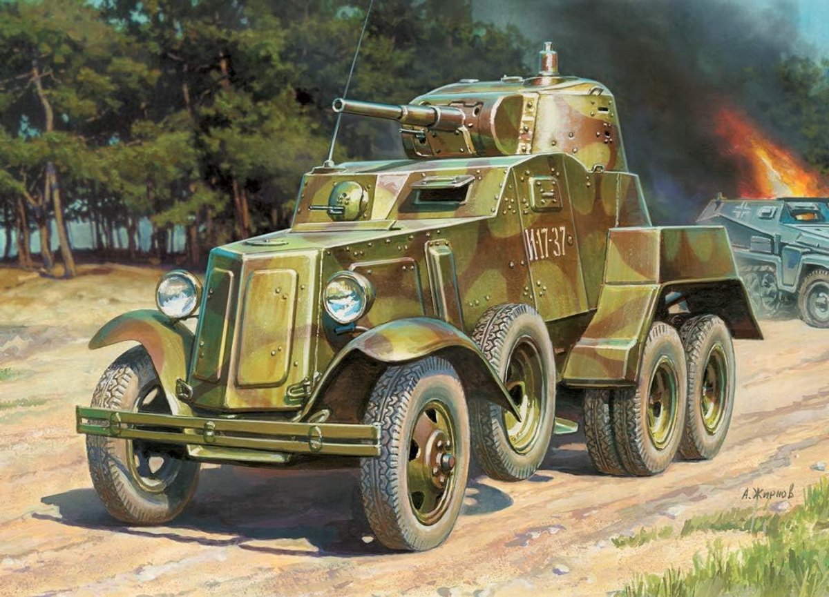 SnelShoppen - Model Tank Assault Rifle BA-10 Car Door - Plastic Bouwset voor 14+ Jaar - Gedetailleerd Model voor Hobbyisten en Verzamelaars