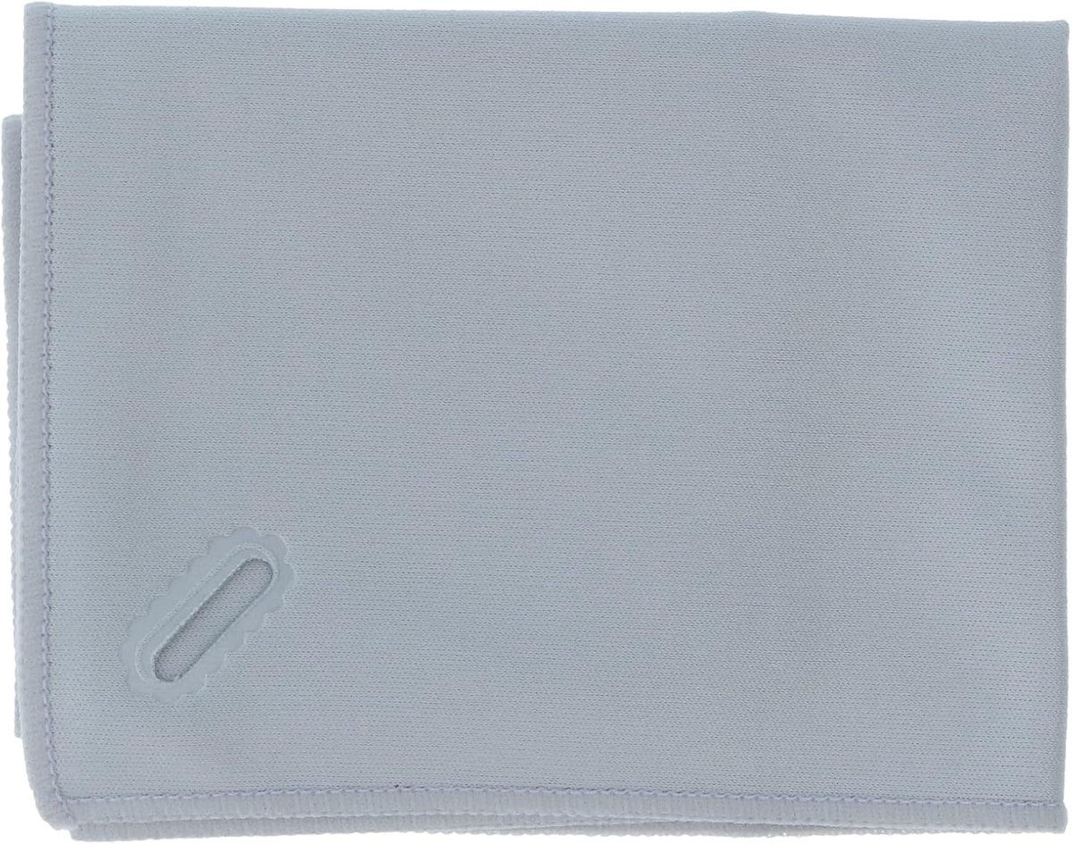 SnelShoppen - Highend Microvezeldoek Brillenpoetsdoek 30x30cm Grijs - Perfect voor Schoonmaken van Brillen, Smartphones, Tablets en Meer - Inclusief O