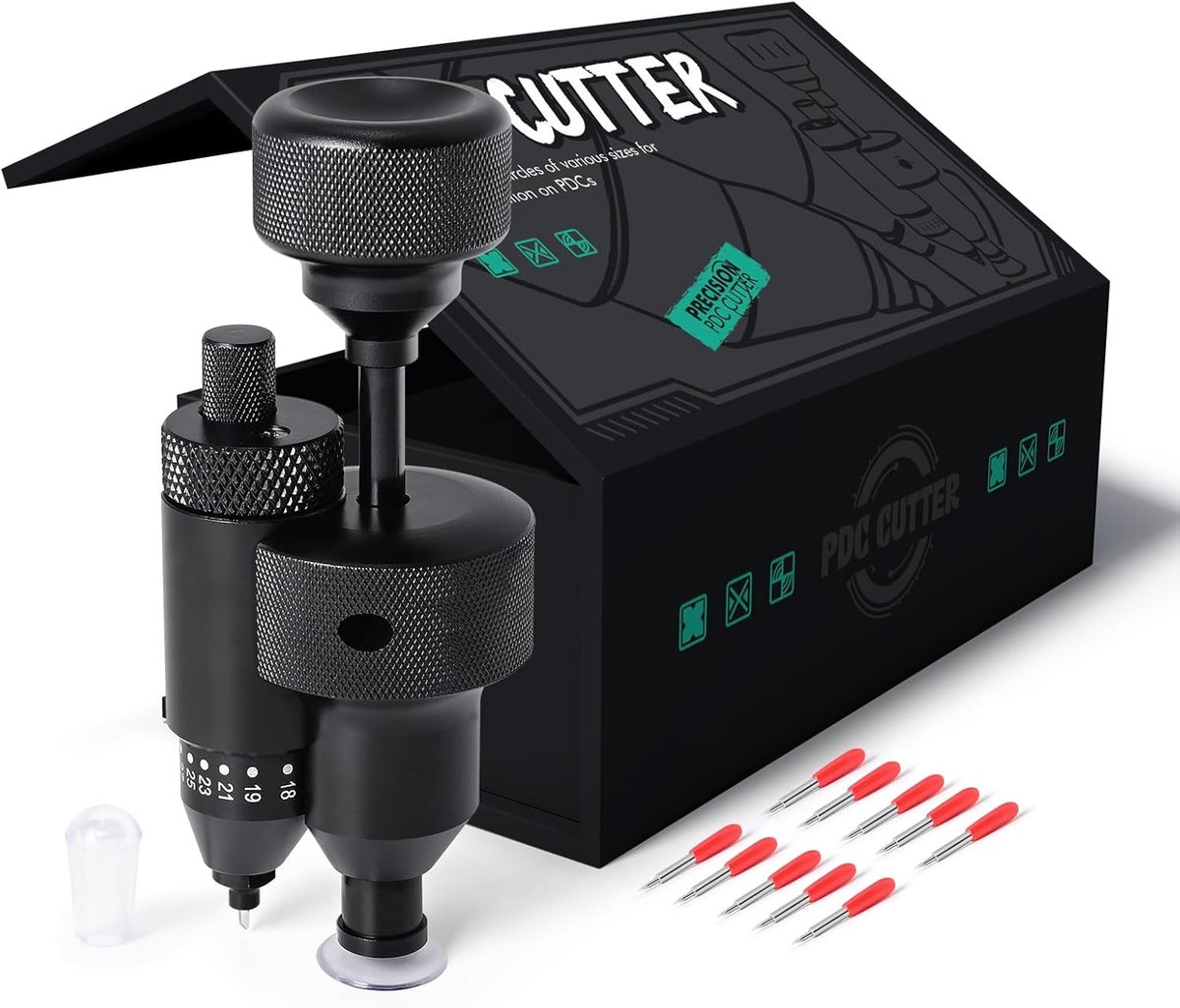 SnelShoppen - Sensor Cutter Kit 18mm-32mm, PDC Precision Car Radar Hole Cutter, Foiling Tools voor Voertuig Parkeersensoren, Precisie Snijgereedschap