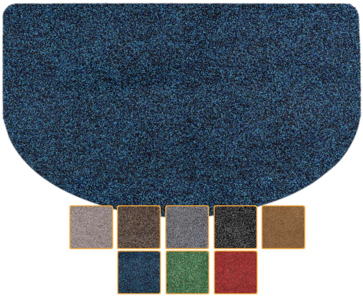 ANRO Deurmat Blauw 75x45cm – Schoonloopmat Antislip Wasbaar Voordeur Hal Binnen & Buiten Op Maat