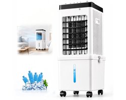 VHV - Ventilatoren - Luchtkoeler - Aircooler - Mobiele luchtkoeler - Mini airco - 12L Watertank - 3…