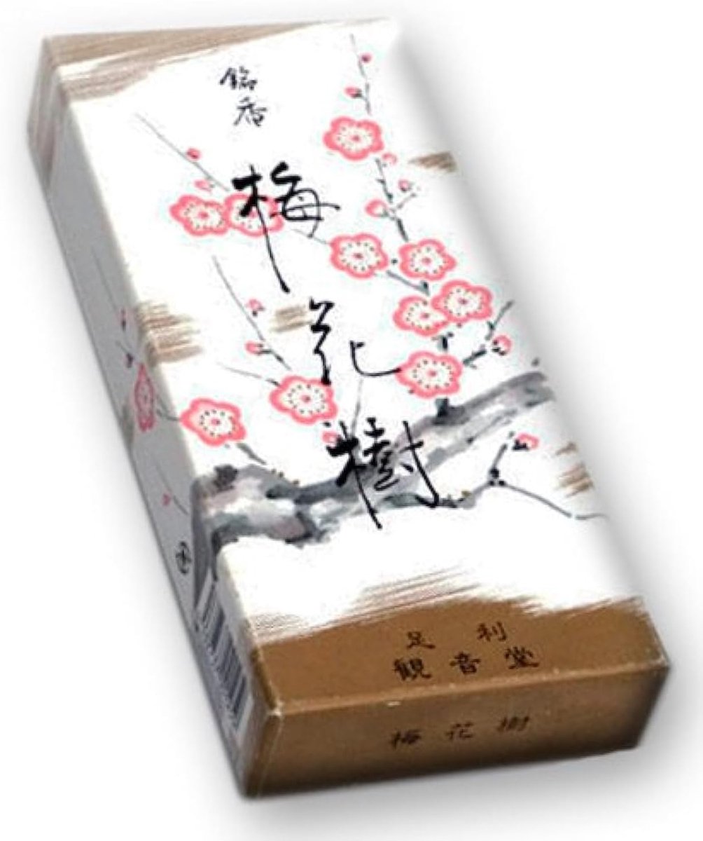 SnelShoppen - Incense Sticks - Baika-Ju ''Plum Blossoms'' - 150 Geurige Stokjes van Sandelhout en Kaneel - Voor Meditatie, Ontspanning en Sfeer