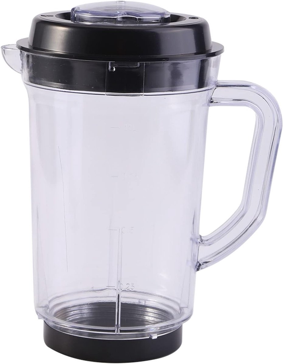 SnelShoppen - Juicer Blender Vervangende Plastic Pitcher 1000ml Geschikt voor Sapmaker en Smoothie Maker - Hoogwaardige PC Materiaal, Temperatuurbeste