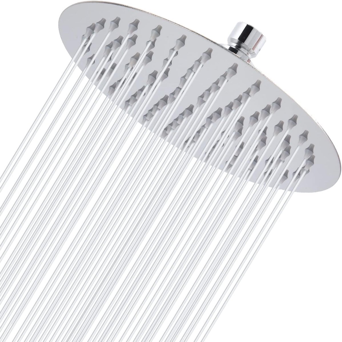 SnelShoppen - 20cm Regendouchekop - RVS Douchekop met Waterfall Effect - Ultra Dun, Zelfreinigende Nozzles - Ideale Vervanging voor Badkamer Douchekop