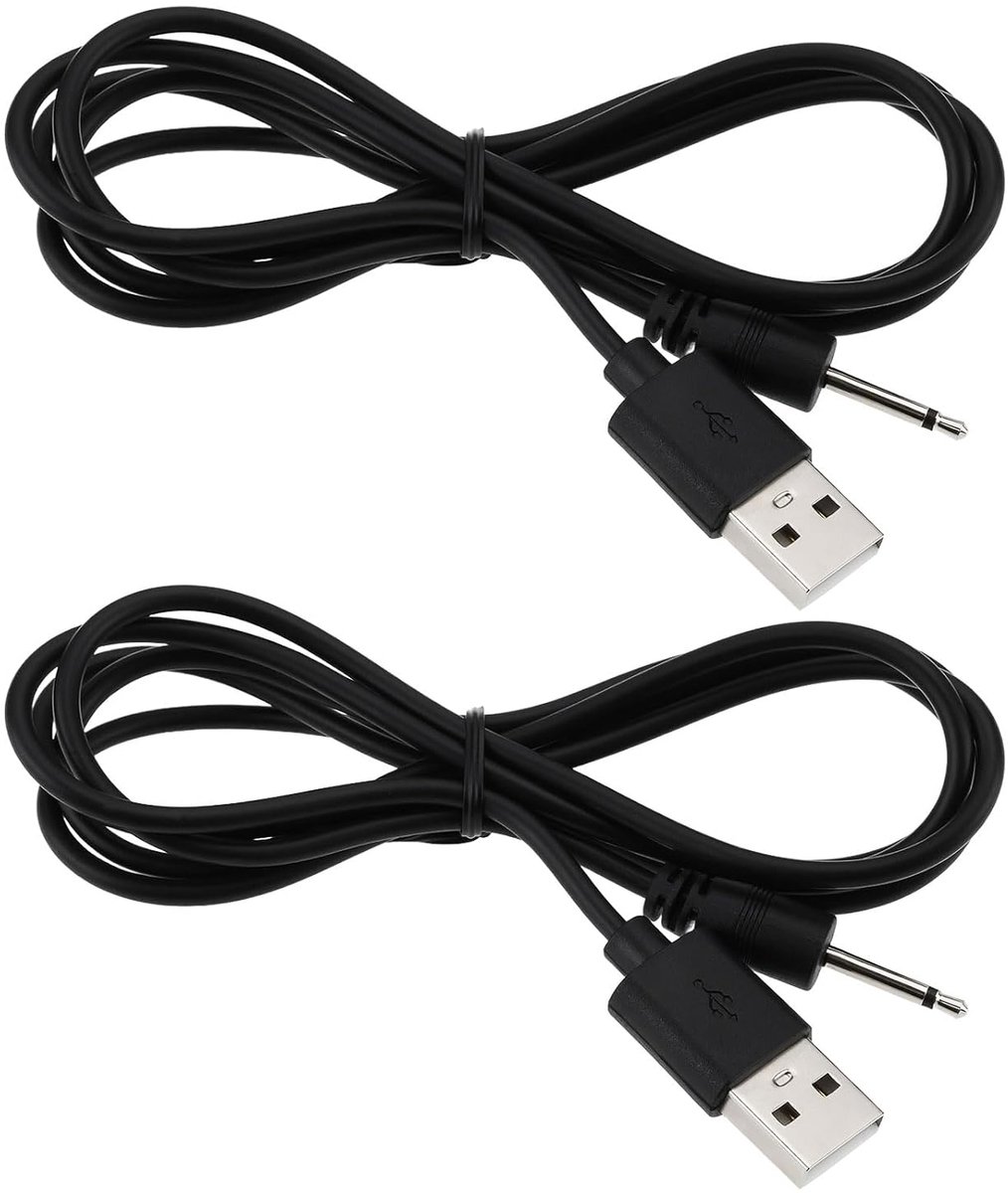 SnelShoppen - USB naar 2.5mm Male DC Oplaadkabel voor Derma Pen M8 A1 A6 N2 X5 - 1.2m Lengte, Geschikt voor Schoonheidstoepassingen, Opladen, Universe