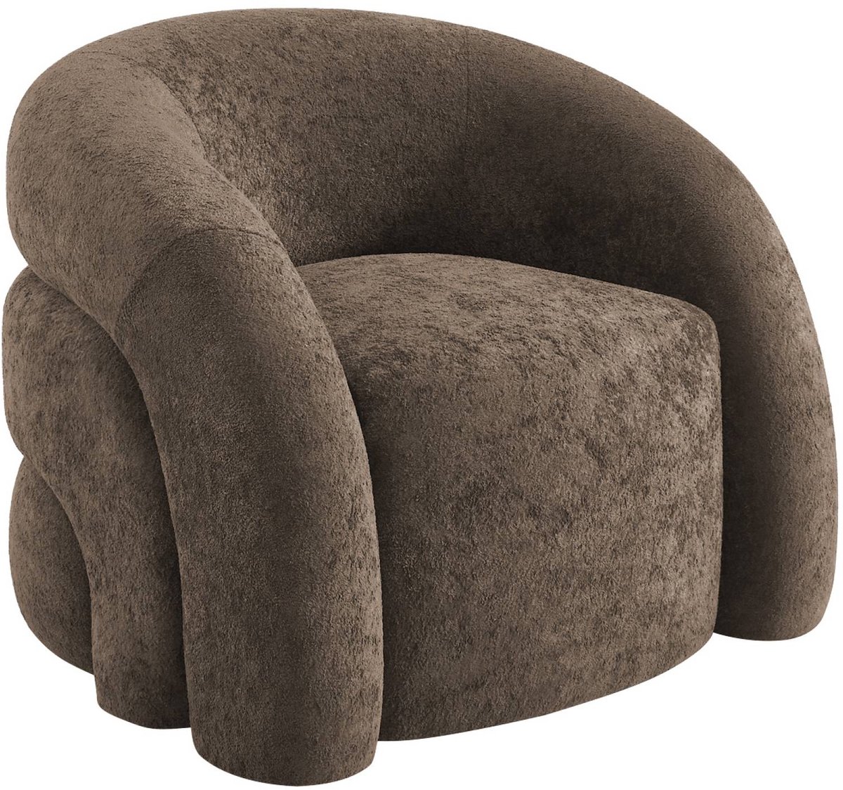 sweeek - 1-zits fauteuil van stof organisch - renbo