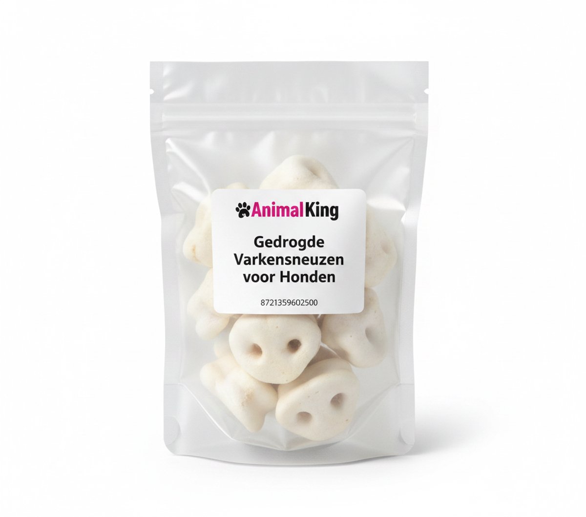 animalking - Kauwsnack Varkensneuzen - Gedroogd Varken - Voor Honden - Natuurlijke Gebitsverzorging - 10 Stuks