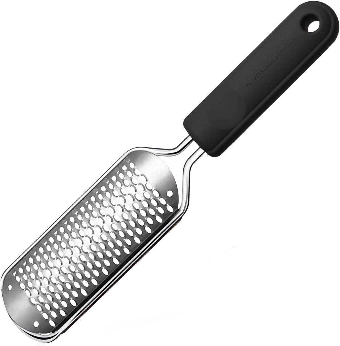 SnelShoppen - Professionele Voetzorg Foot Files Hard Skin Remover, Ruwe Hiel Schraper en Scrubber van RVS voor Dode Huid, Droge Gescheurde Voeten - Id