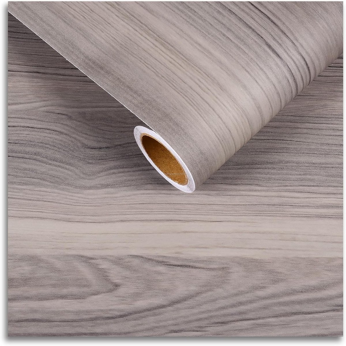 Beige behang met houtlook voor een warme uitstraling - 30cm x 200cm, ideaal voor interieurdecoratie en wandbekleding