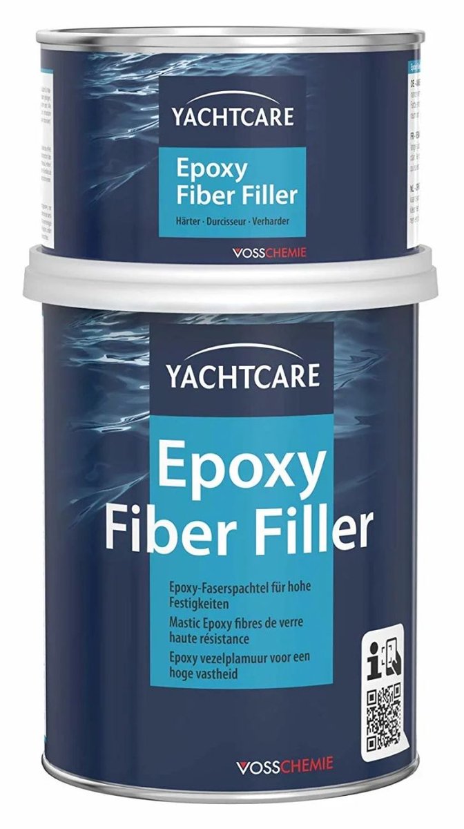 Epoxy plamuur 2 kg, vezel versterkte plamuur, epoxy vulmiddel