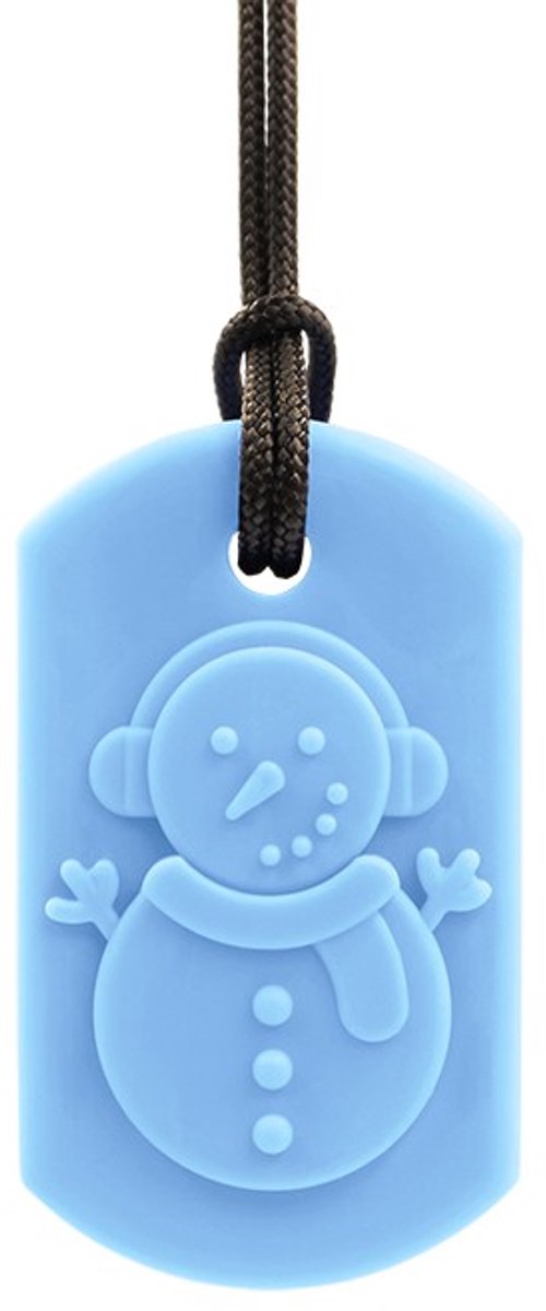 ARK Therapeutic kauwsieraad sneeuwpop - bijtketting voor kinderen.