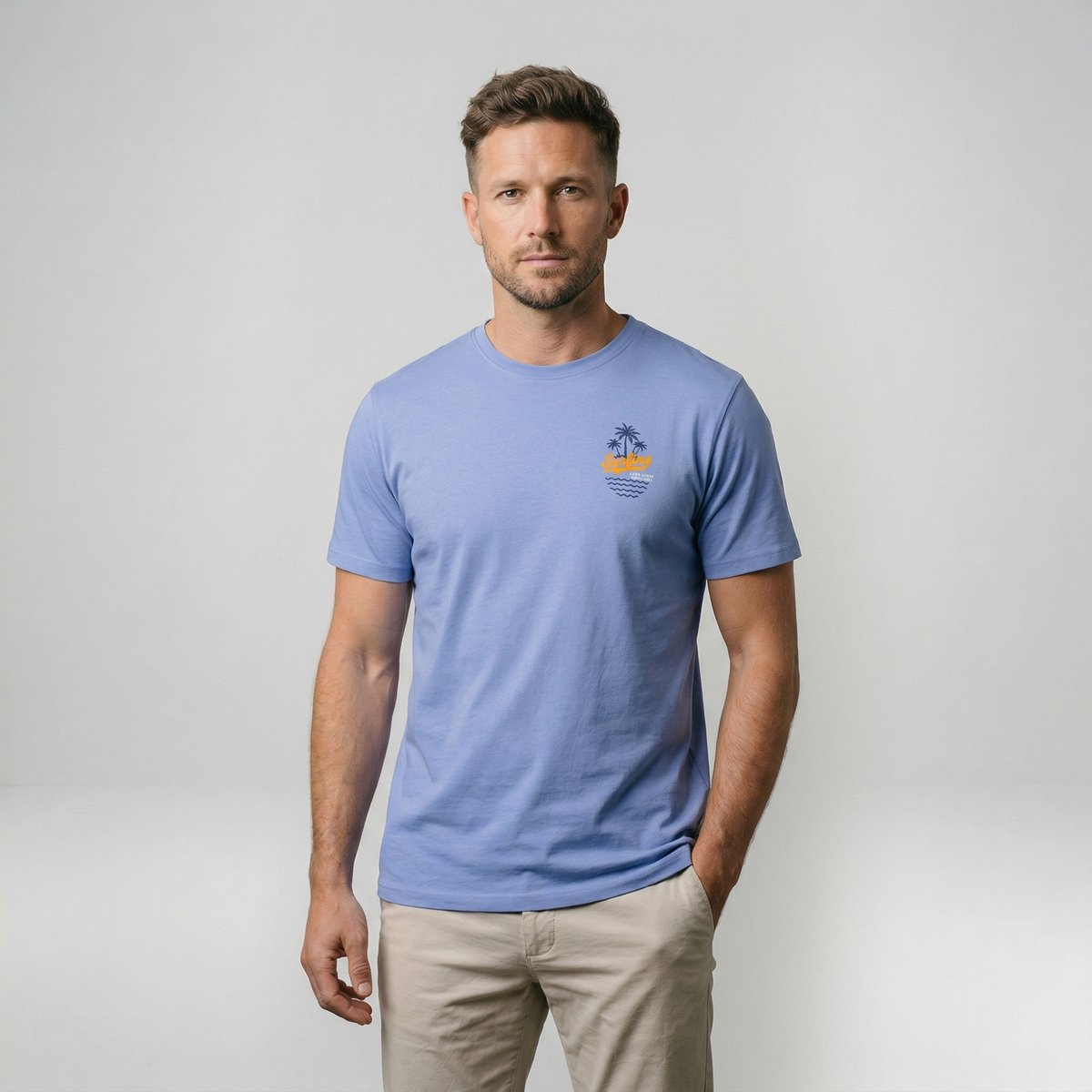Cars Jeans T-shirt Froso Heren Grijs